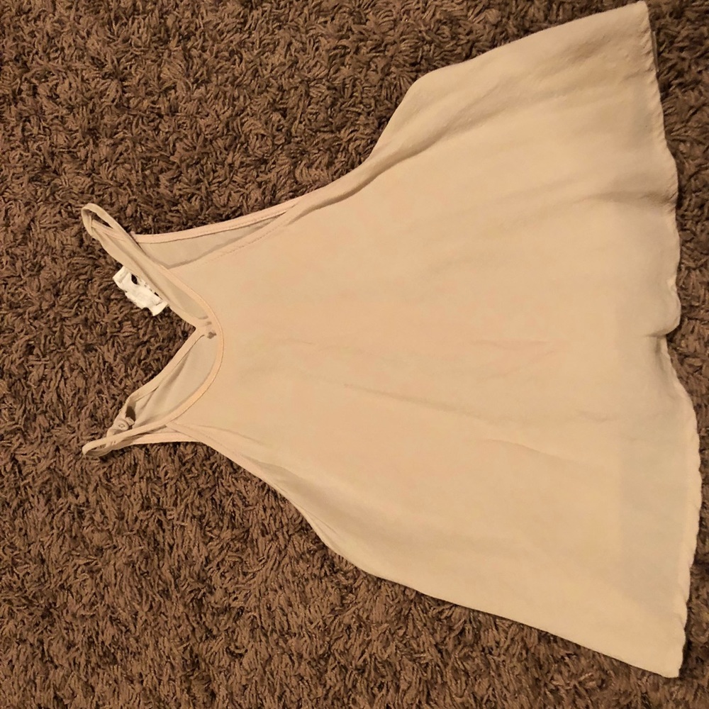 Highneck flowy crop top